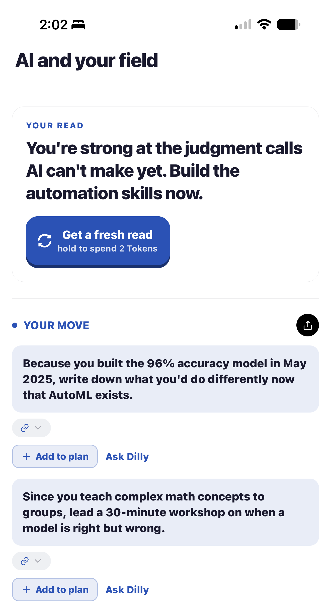Dilly Forecast: AI and your field