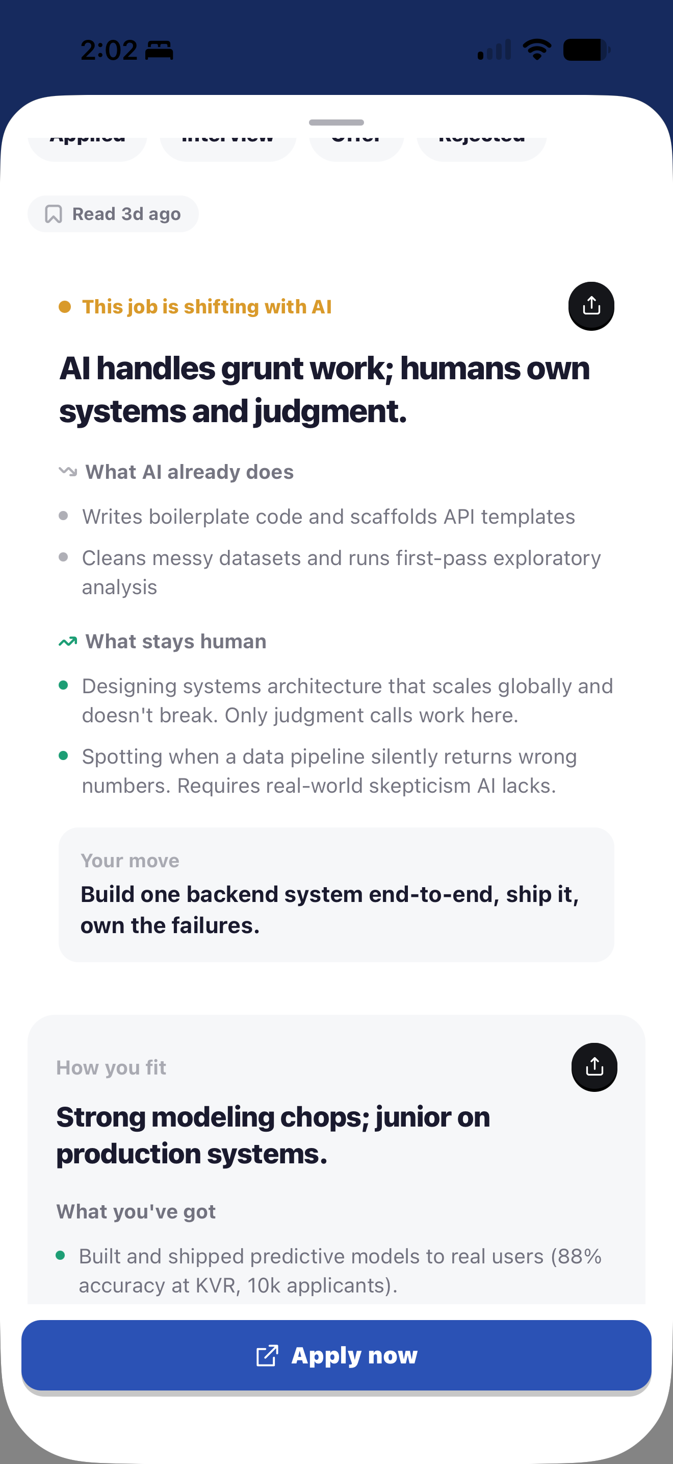 Dilly: this job is shifting with AI